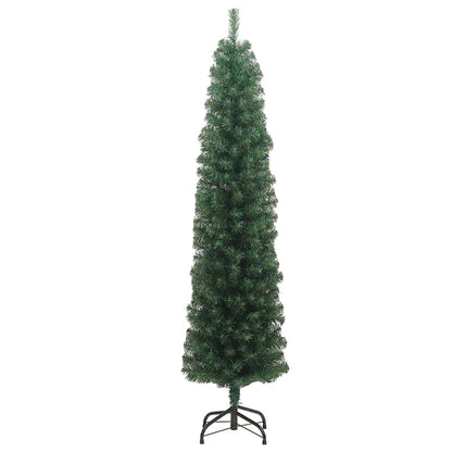 vidaXL Artificial Christmas Tree with 300 LEDs with Stand Green 180 cm - 45306