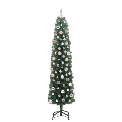 vidaXL Artificial Christmas Tree with 300 LEDs with Stand Green 180 cm - 45307