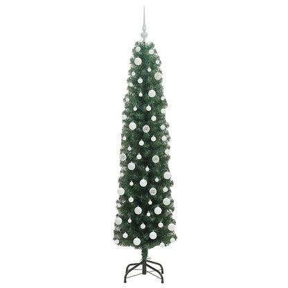 vidaXL Artificial Christmas Tree with 300 LEDs with Stand Green 180 cm - 45316