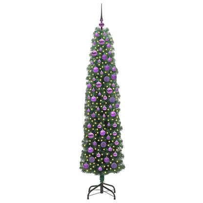 vidaXL Artificial Christmas Tree with 300 LEDs with Stand Green 180 cm - 45327