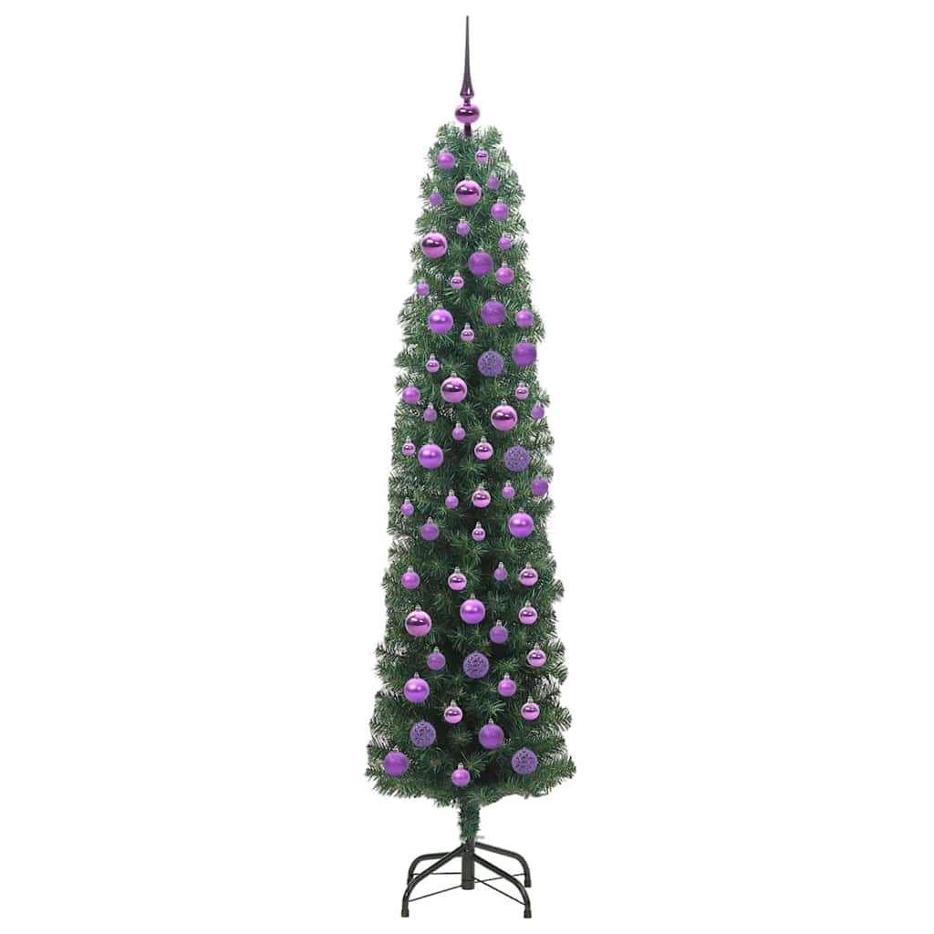 vidaXL Artificial Christmas Tree with 300 LEDs with Stand Green 180 cm - 45327