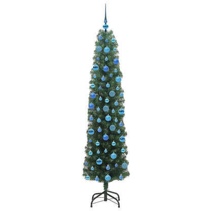 vidaXL Artificial Christmas Tree with 300 LEDs with Stand Green 180 cm - 45340