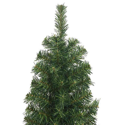 vidaXL Artificial Christmas Tree with 300 LEDs with Stand Green 240 cm - 45342