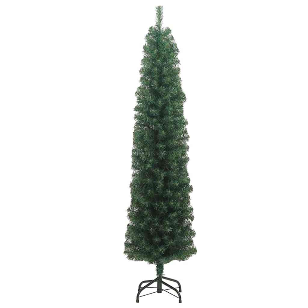 vidaXL Artificial Christmas Tree with 300 LEDs with Stand Green 240 cm - 45343