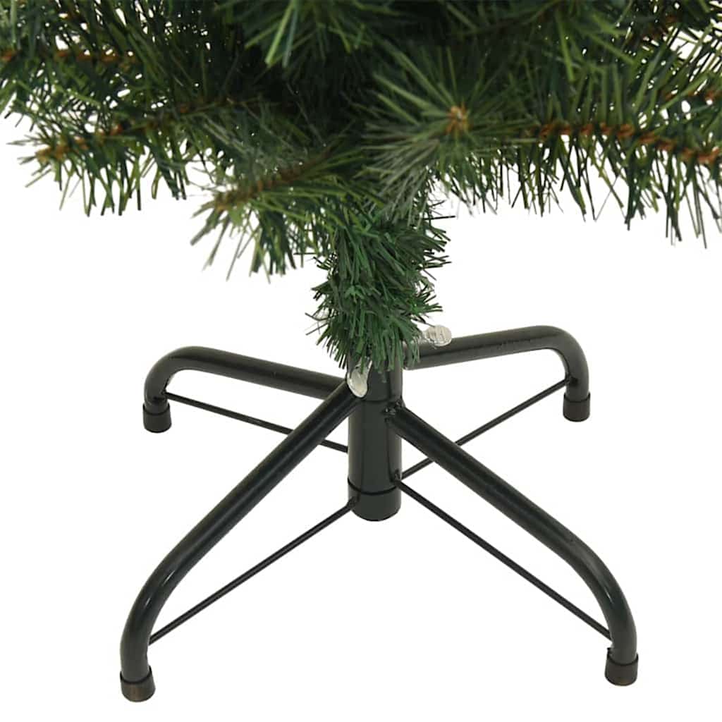 vidaXL Artificial Christmas Tree with 300 LEDs with Stand Green 240 cm - 45344