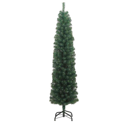 vidaXL Artificial Christmas Tree with 300 LEDs with Stand Green 240 cm - 45344