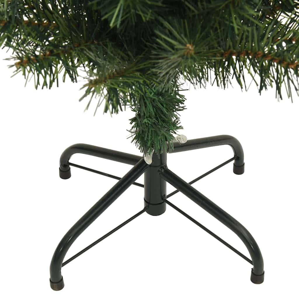 vidaXL Artificial Christmas Tree with 300 LEDs with Stand Green 240 cm - 45347