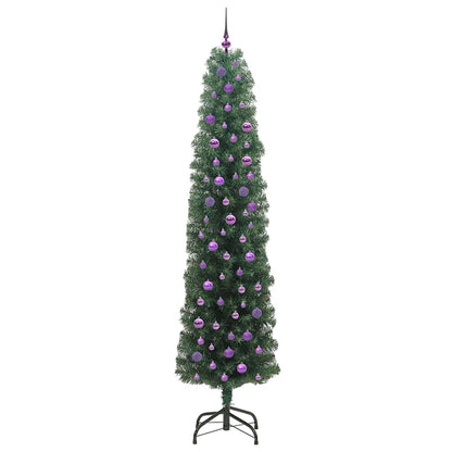 vidaXL Artificial Christmas Tree with 300 LEDs with Stand Green 240 cm - 45376
