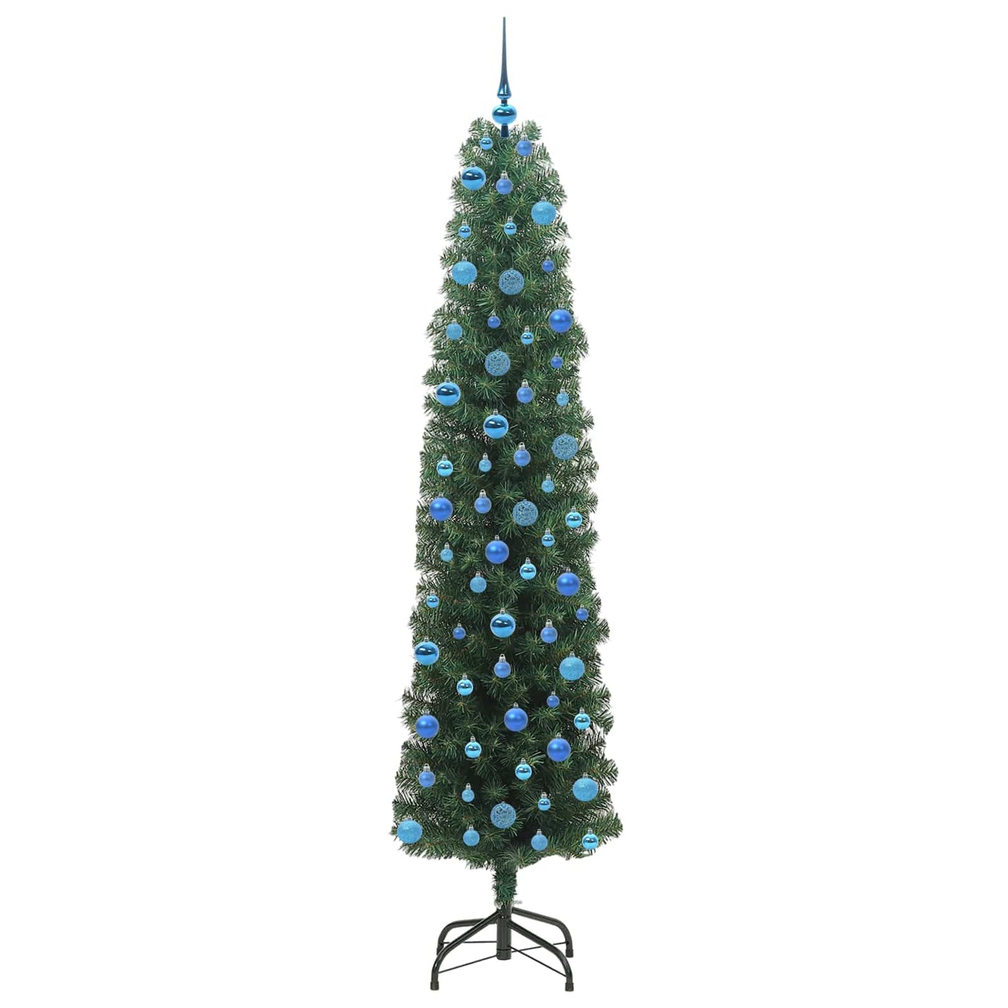 vidaXL Artificial Christmas Tree with 300 LEDs with Stand Green 240 cm - 45377