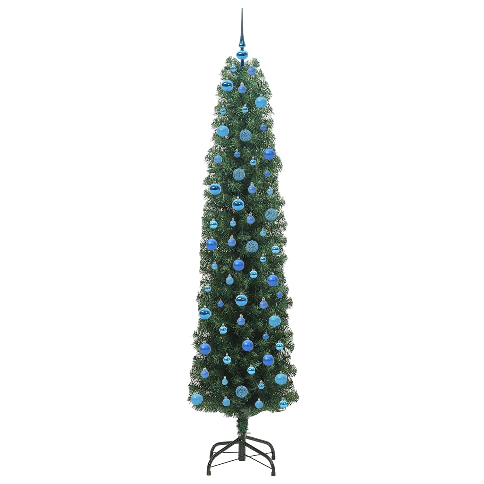 vidaXL Artificial Christmas Tree with 300 LEDs with Stand Green 240 cm - 45377