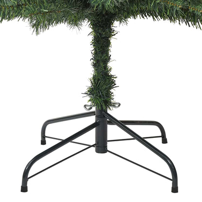 vidaXL Artificial Christmas Tree with 300 LEDs with Stand Green 270 cm