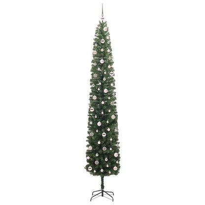 vidaXL Artificial Christmas Tree with 300 LEDs with Stand Green 270 cm - 45379