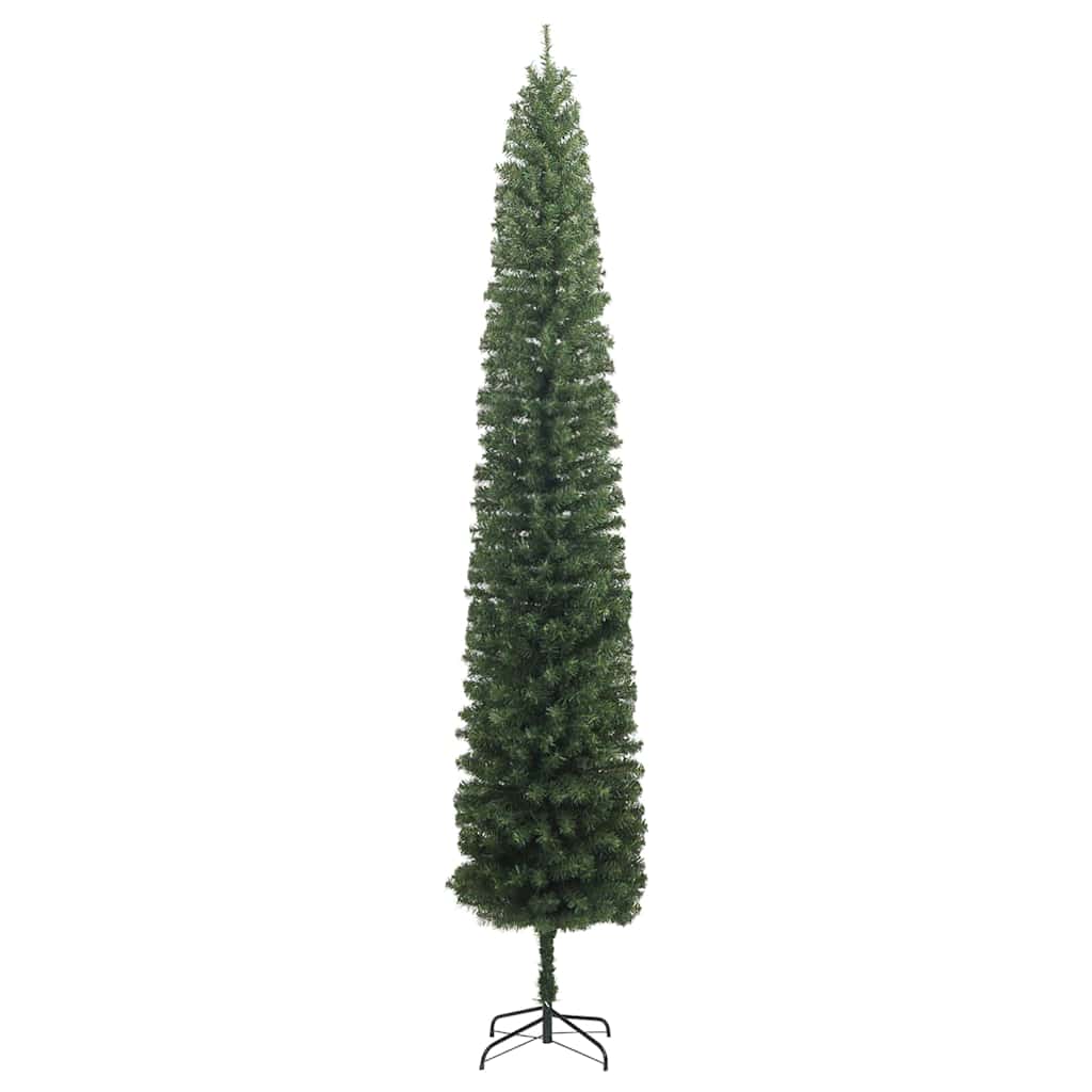 vidaXL Artificial Christmas Tree with 300 LEDs with Stand Green 270 cm - 45379