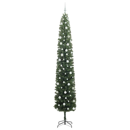 vidaXL Artificial Christmas Tree with 300 LEDs with Stand Green 270 cm - 45390