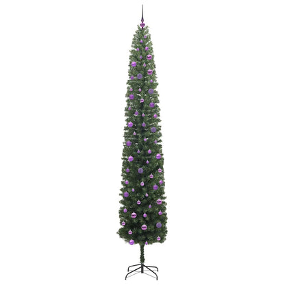 vidaXL Artificial Christmas Tree with 300 LEDs with Stand Green 270 cm - 45397