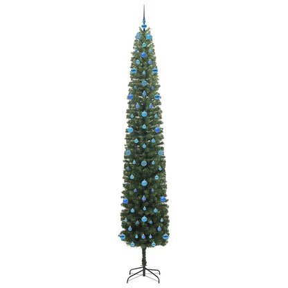 vidaXL Artificial Christmas Tree with 300 LEDs with Stand Green 270 cm - 45401