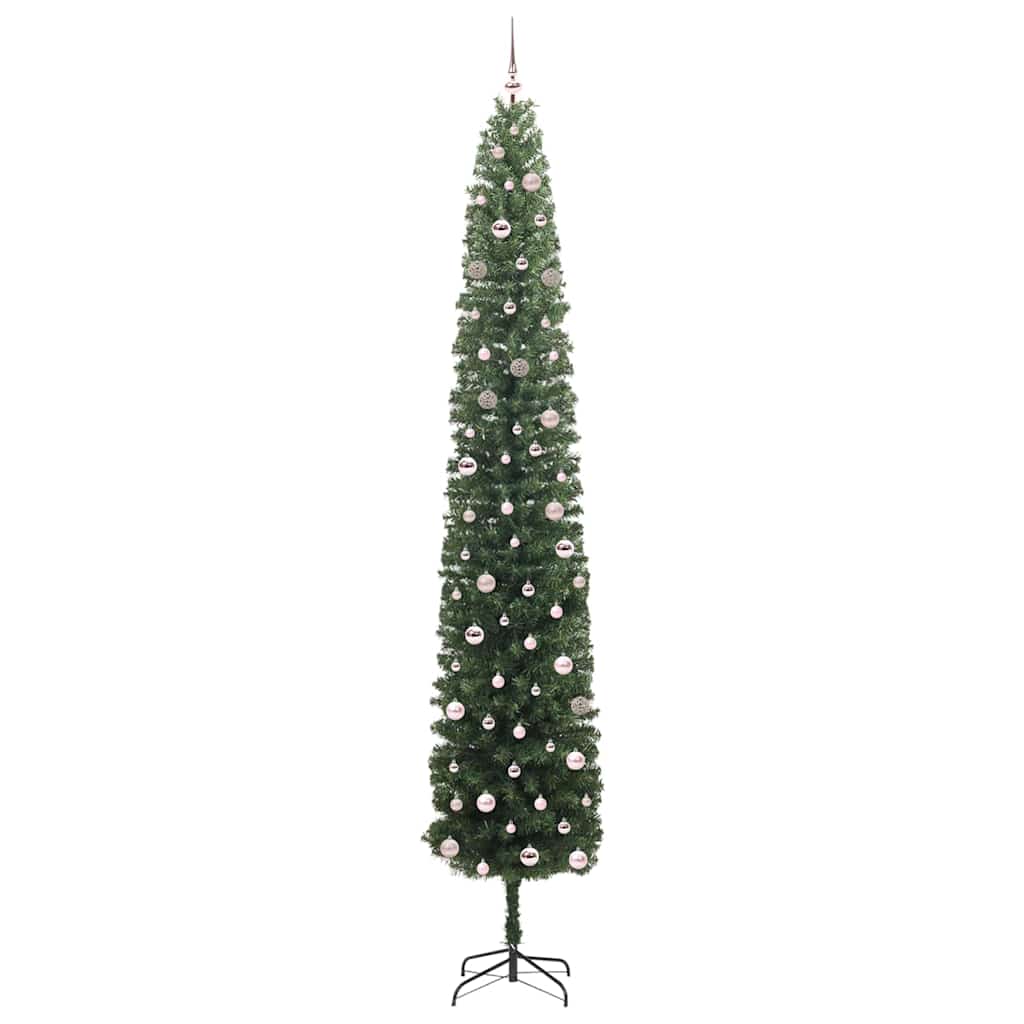 vidaXL Artificial Christmas Tree with 300 LEDs with Stand Green 300 cm - 45405