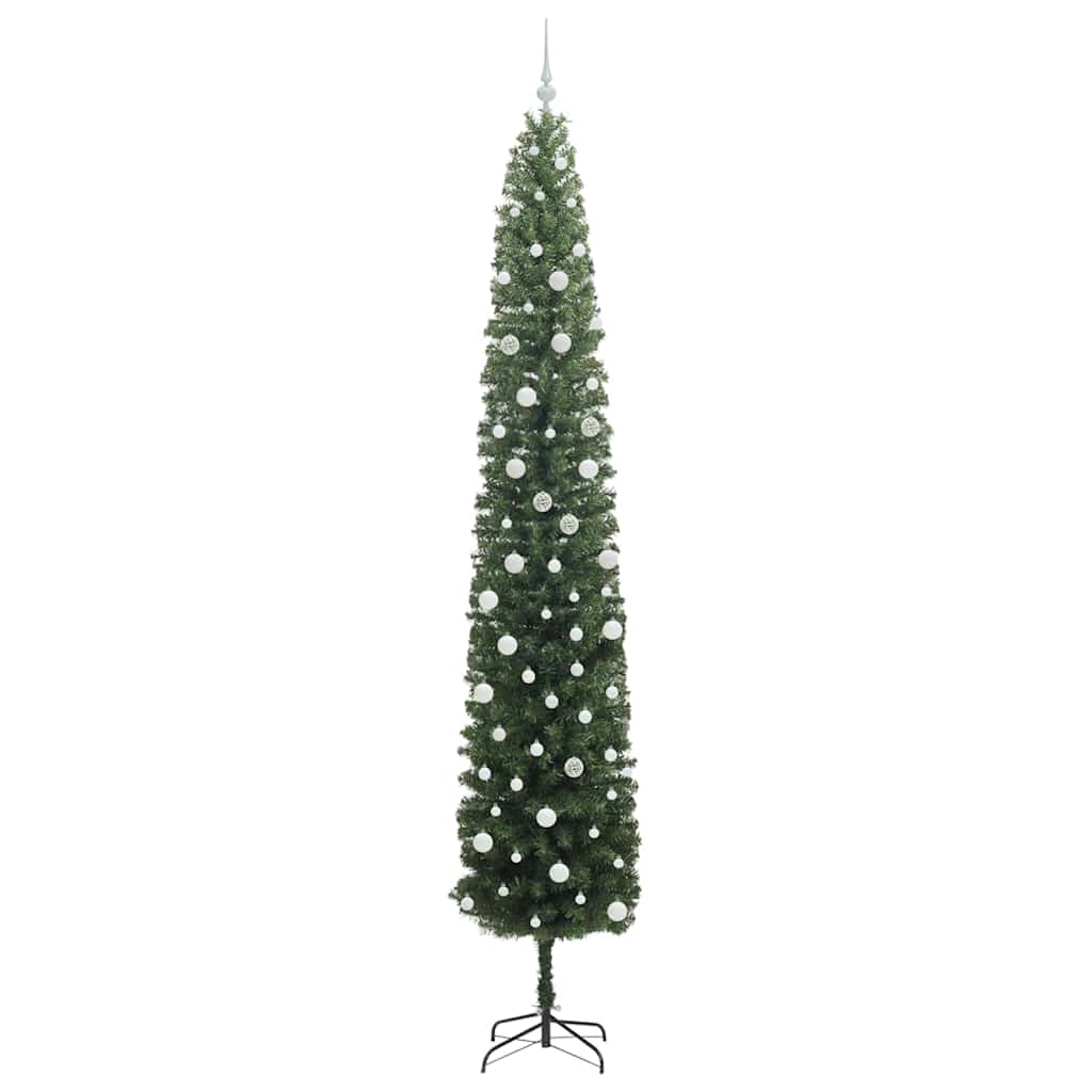 vidaXL Artificial Christmas Tree with 300 LEDs with Stand Green 300 cm - 45408