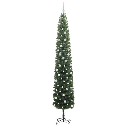 vidaXL Artificial Christmas Tree with 300 LEDs with Stand Green 300 cm - 45408