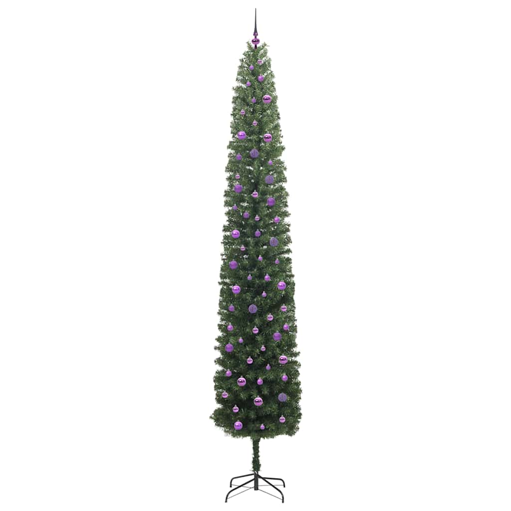 vidaXL Artificial Christmas Tree with 300 LEDs with Stand Green 300 cm - 45409