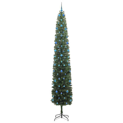 vidaXL Artificial Christmas Tree with 300 LEDs with Stand Green 300 cm - 45413
