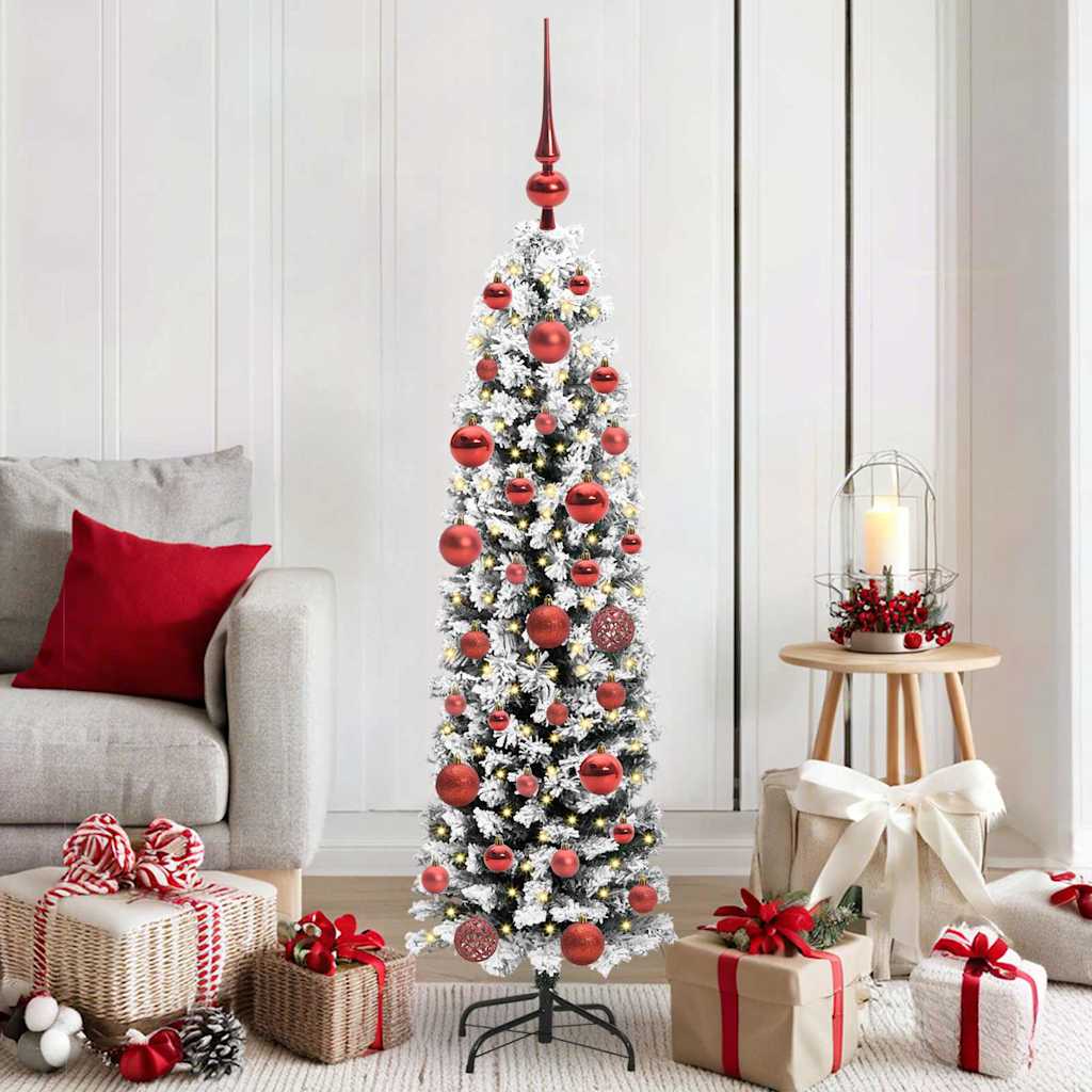 vidaXL Artificial Christmas Tree with 150 LEDs with Stand Green 150 cm - 45420