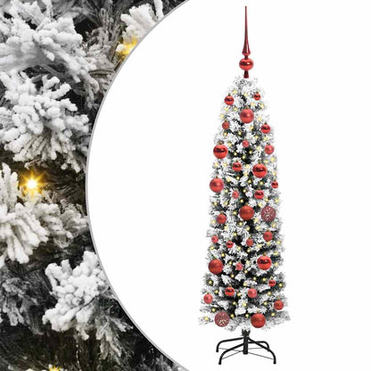 vidaXL Artificial Christmas Tree with 150 LEDs with Stand Green 150 cm - 45420
