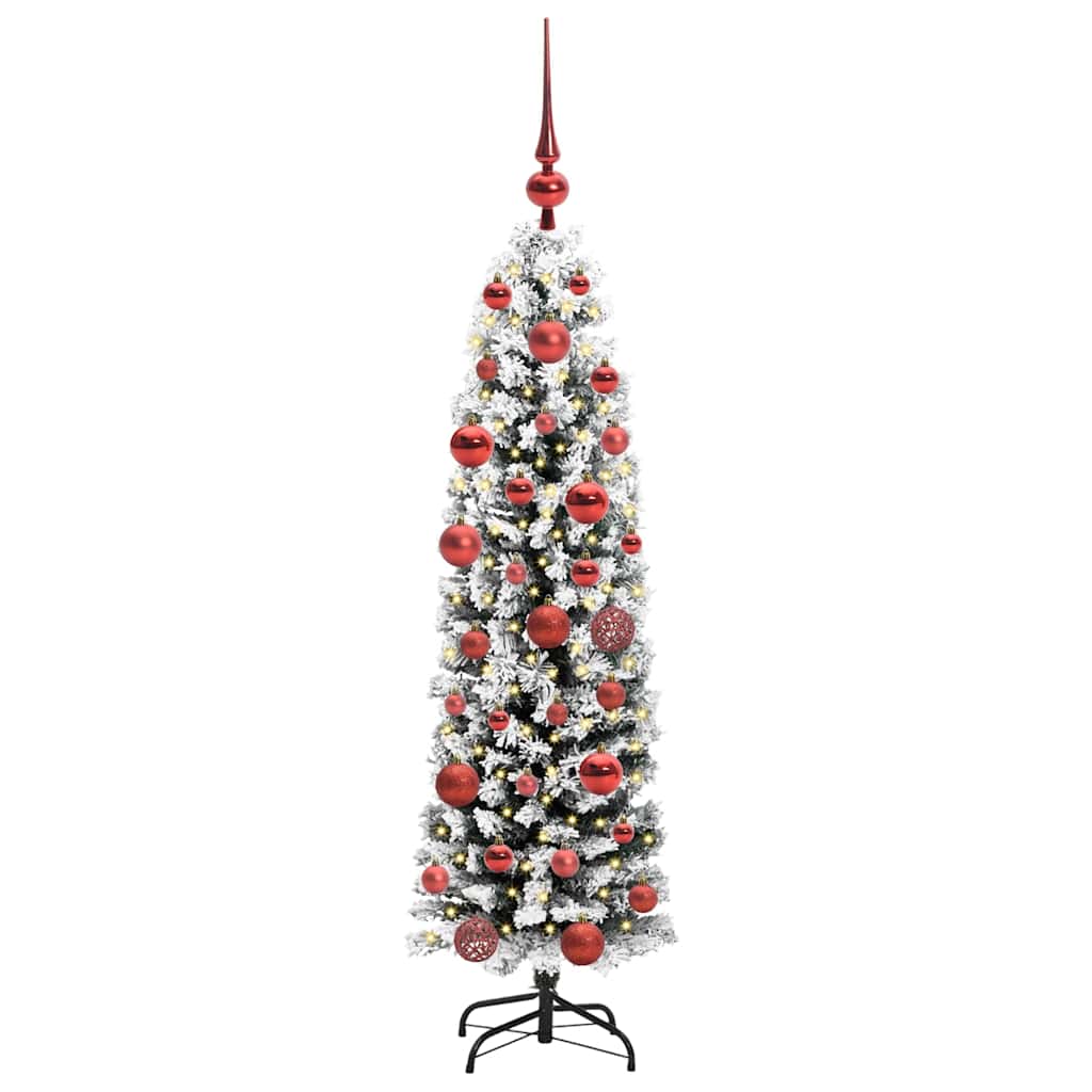 vidaXL Artificial Christmas Tree with 150 LEDs with Stand Green 150 cm - 45420