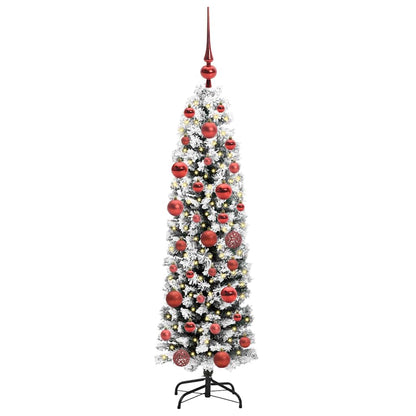 vidaXL Artificial Christmas Tree with 150 LEDs with Stand Green 150 cm - 45420