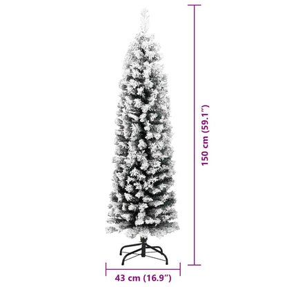 vidaXL Artificial Christmas Tree with 150 LEDs with Stand Green 150 cm - 45420