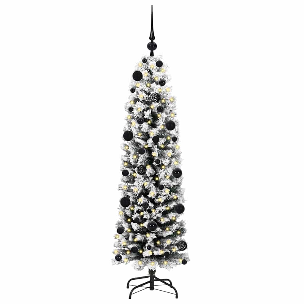 vidaXL Artificial Christmas Tree with 150 LEDs with Stand Green 150 cm - 45424