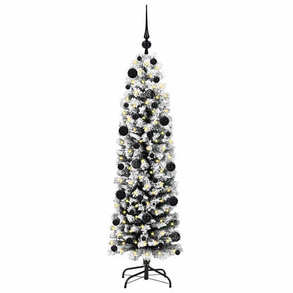 vidaXL Artificial Christmas Tree with 150 LEDs with Stand Green 150 cm - 45424