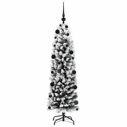 vidaXL Artificial Christmas Tree with 150 LEDs with Stand Green 150 cm - 45424