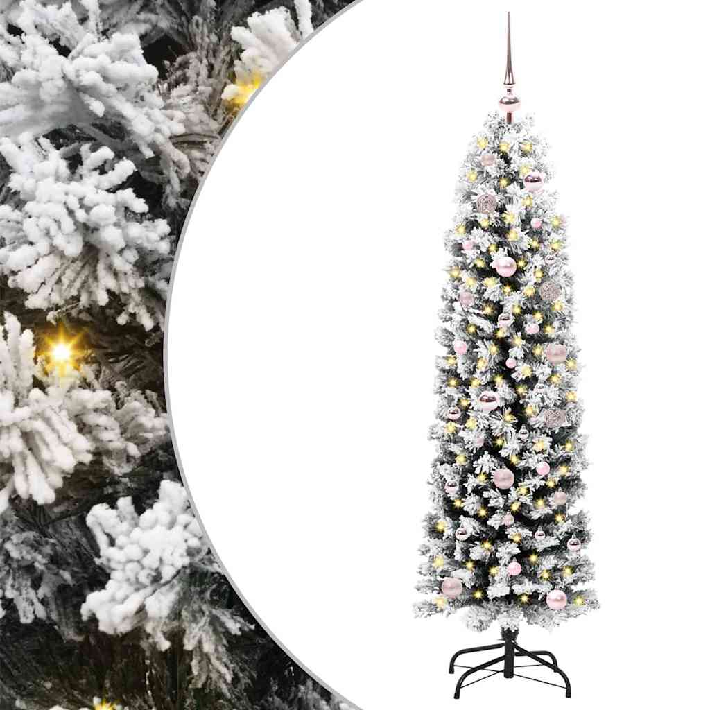 vidaXL Artificial Christmas Tree with 150 LEDs with Stand Green 150 cm - 45435