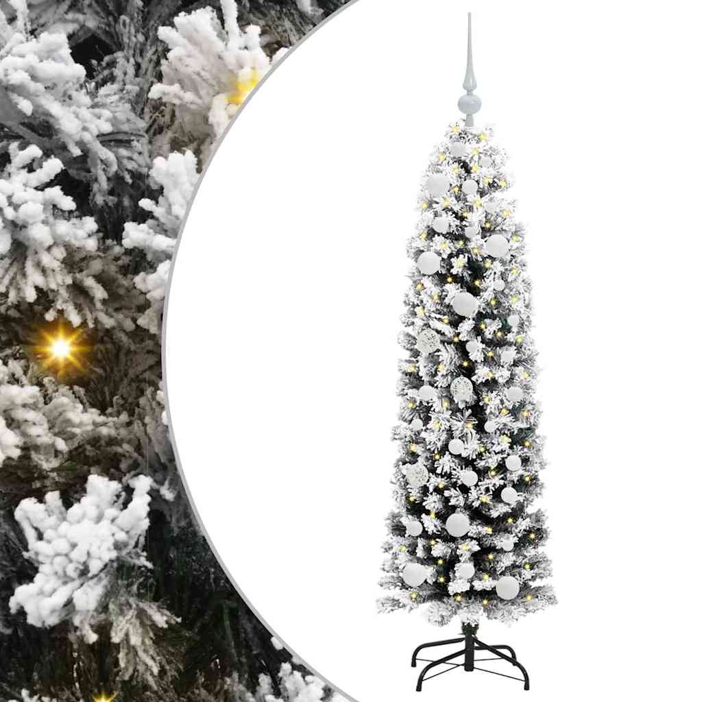 vidaXL Artificial Christmas Tree with 150 LEDs with Stand Green 150 cm - 45448