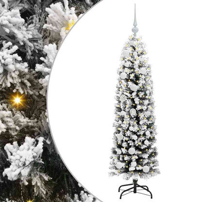 vidaXL Artificial Christmas Tree with 150 LEDs with Stand Green 150 cm - 45448