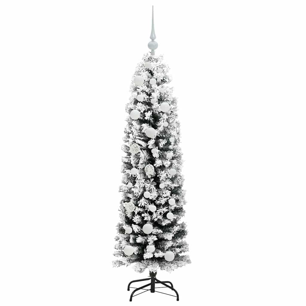 vidaXL Artificial Christmas Tree with 150 LEDs with Stand Green 150 cm - 45448