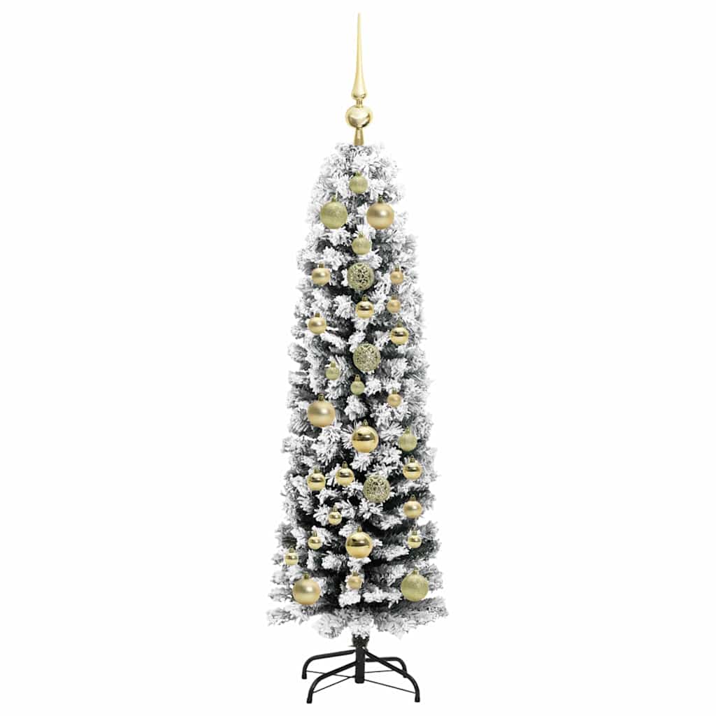vidaXL Artificial Christmas Tree with 150 LEDs with Stand Green 150 cm - 45449
