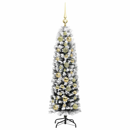 vidaXL Artificial Christmas Tree with 150 LEDs with Stand Green 150 cm - 45449