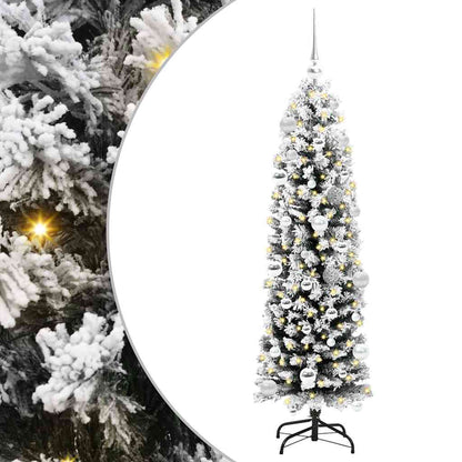 vidaXL Artificial Christmas Tree with 150 LEDs with Stand Green 150 cm - 45460