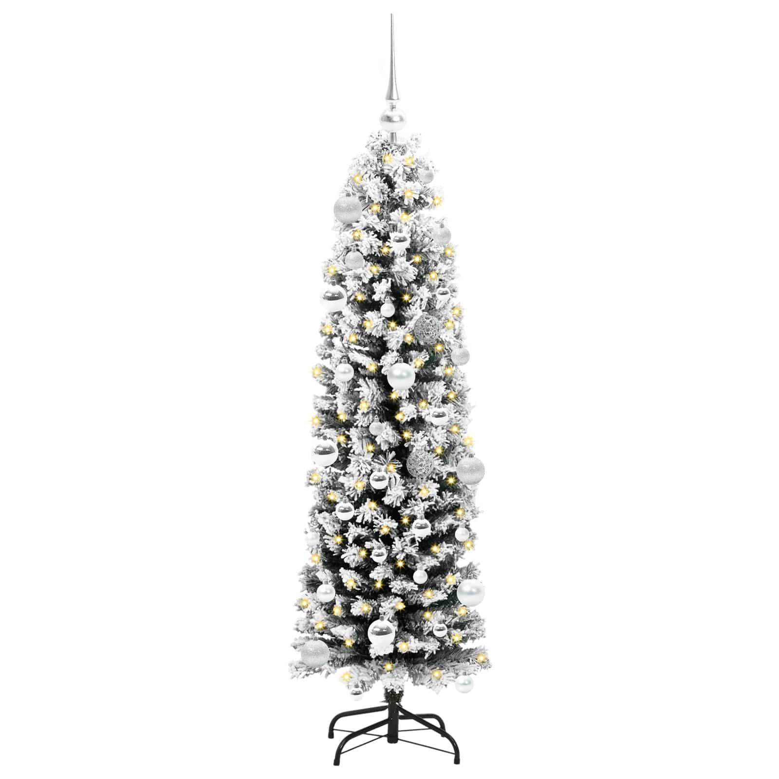 vidaXL Artificial Christmas Tree with 150 LEDs with Stand Green 150 cm - 45460
