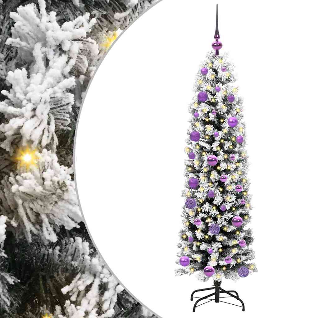 vidaXL Artificial Christmas Tree with 150 LEDs with Stand Green 150 cm - 45471