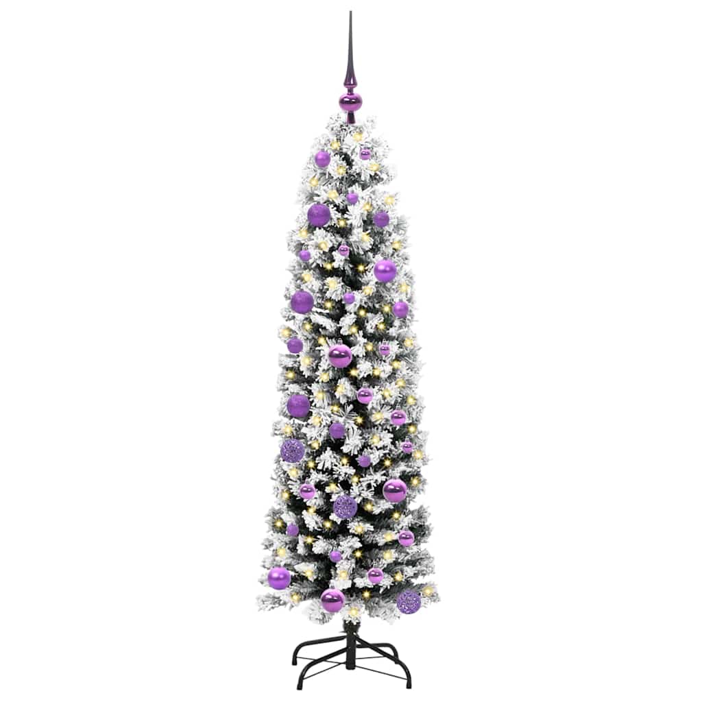 vidaXL Artificial Christmas Tree with 150 LEDs with Stand Green 150 cm - 45471