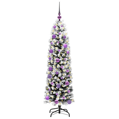 vidaXL Artificial Christmas Tree with 150 LEDs with Stand Green 150 cm - 45471