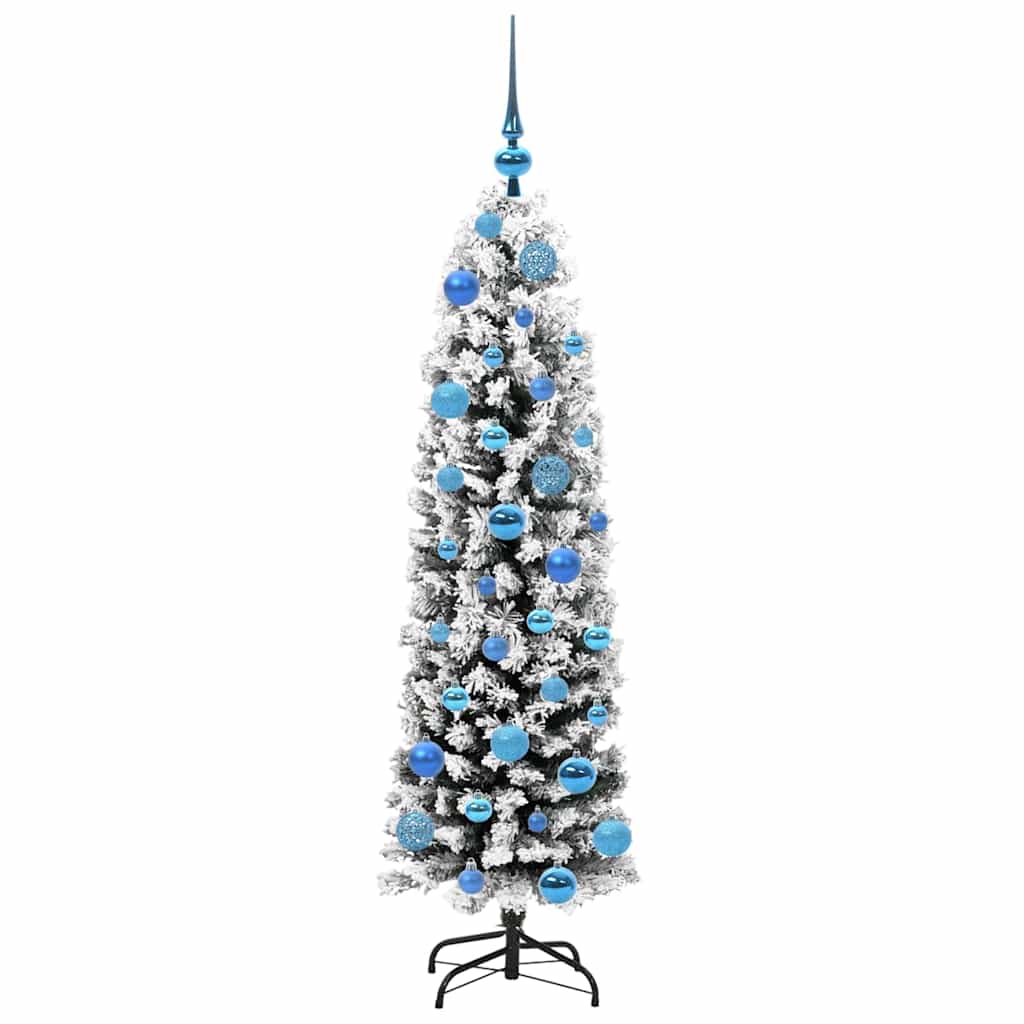 vidaXL Artificial Christmas Tree with 150 LEDs with Stand Green 150 cm - 45480