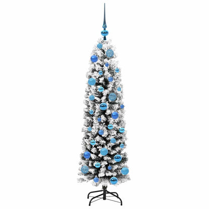 vidaXL Artificial Christmas Tree with 150 LEDs with Stand Green 150 cm - 45480