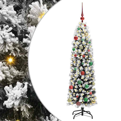 vidaXL Artificial Christmas Tree with 150 LEDs with Stand Green 150 cm - 45489