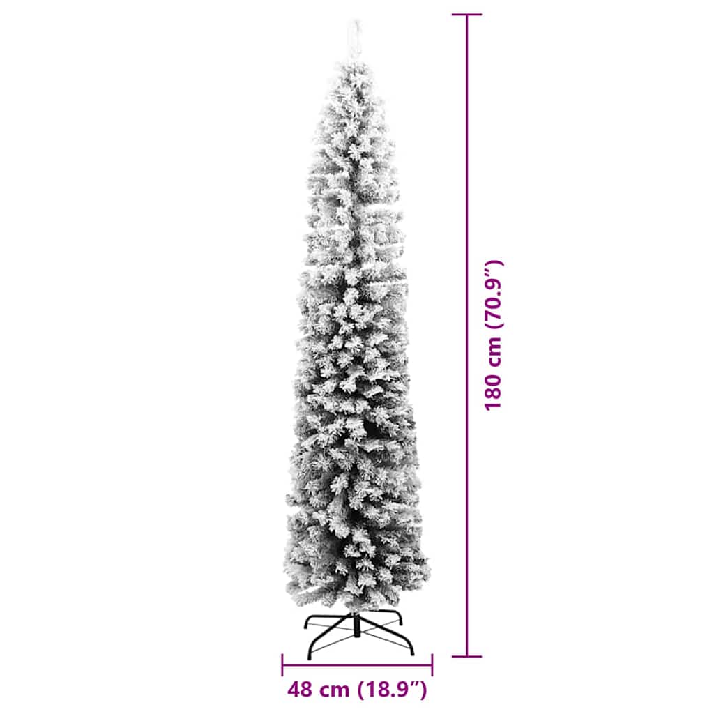 vidaXL Artificial Christmas Tree with 300 LEDs with Stand Green 180 cm - 45500