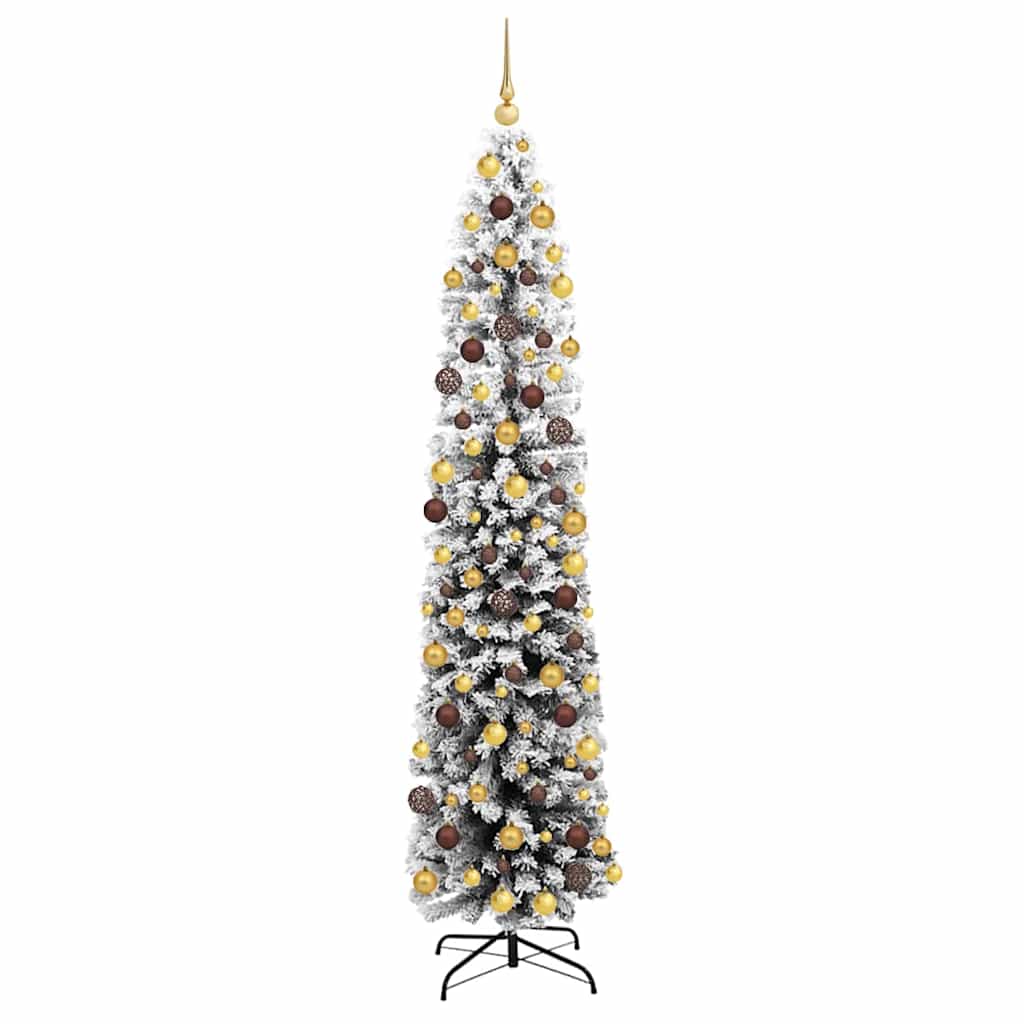 vidaXL Artificial Christmas Tree with 300 LEDs with Stand Green 180 cm - 45513