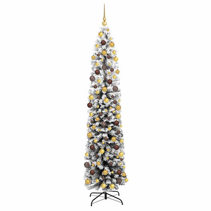vidaXL Artificial Christmas Tree with 300 LEDs with Stand Green 180 cm - 45513